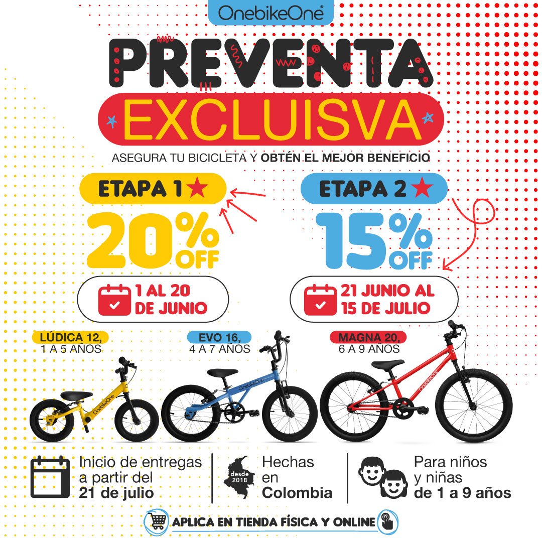 Preventa Onebikeone 🚲💛