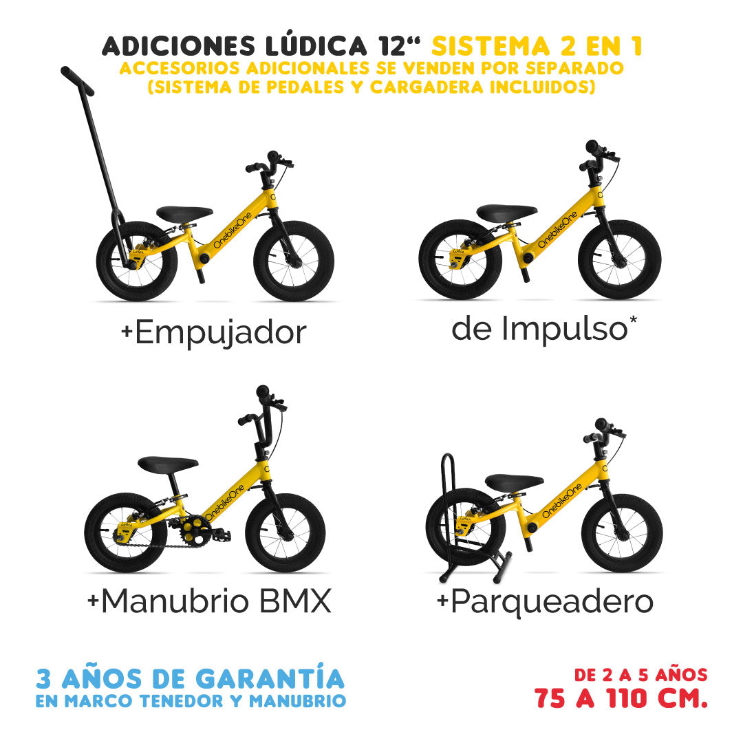 Bicicleta Lúdica 12 / 1 a 5 años